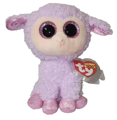 Ty Beanie Boos - ORCHID the Lamb Exclusive 6'' NEW MWMTs Plush Stuffed Animal Toy