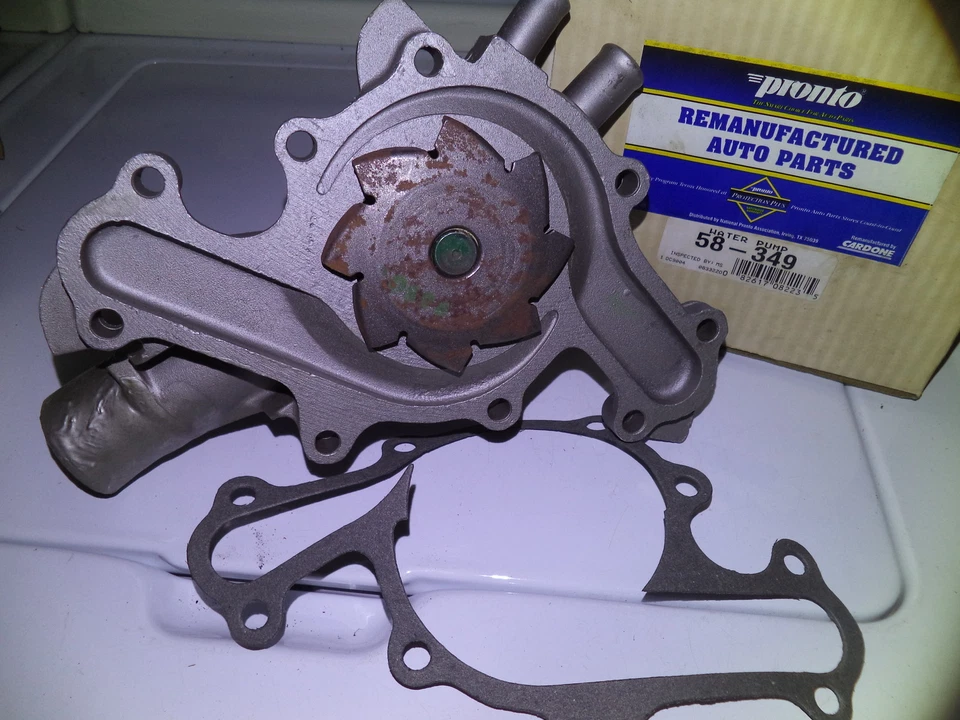58-349 WATER PUMP V6 88-92 FORD THUNDERBIRD 88-93 MERCURY COUGAR  Foto 2 de 3