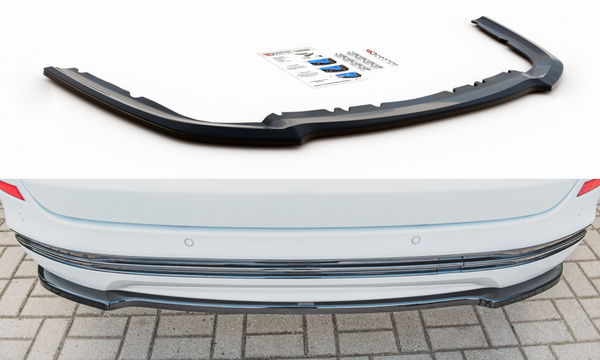 CUP Diffusor Ansatz Schwarz FüR Ford Mondeo Estate Platinium Heck HeckschüRze FL-image