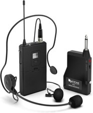 Wireless Uhf Lapel Lavalier Microphone Set For Teaching And Presentations