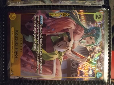 KOUZUKI HIYORI OP06-106 Alt Art English One Piece Card Game TCG | eBay