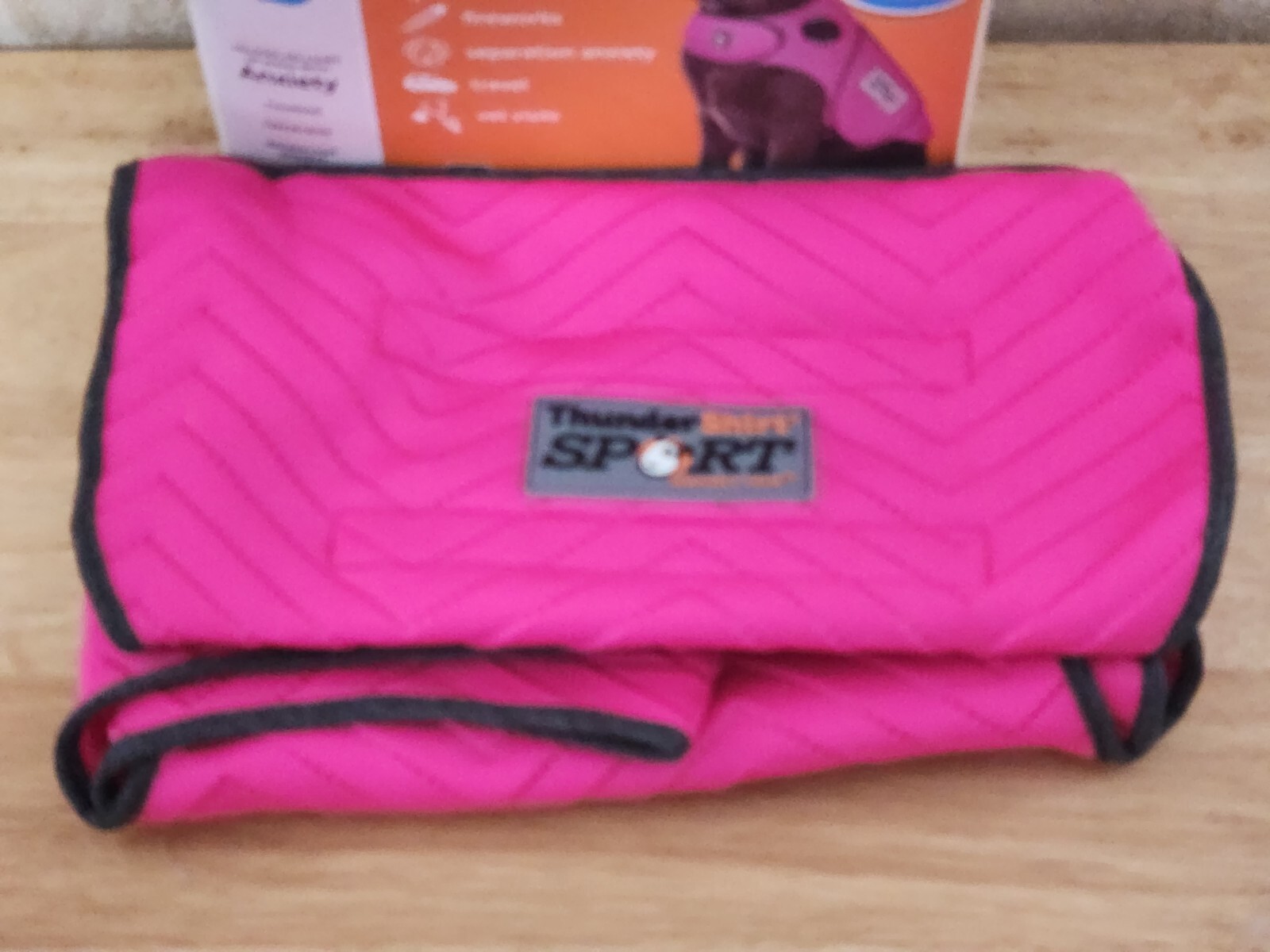 ThunderShirt for Dogs Sport Size Large Anxiety Vest Gray w Orange