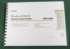 Canon PowerShot SX720 HS Instruction Manual: Full Color with Protective Covers 