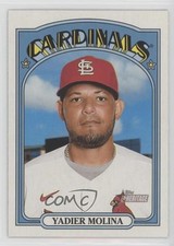 2021 Topps Heritage SP Team Name Color Swap Variation Yadier Molina #17 2g8