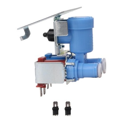 For GE Refrigerator Dual Water Solenoid Inlet Valve (Full Fit Models) 