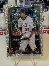 2025  Topps Series 1 Edwin Diaz Celebration Confetti Foil #286 Mets