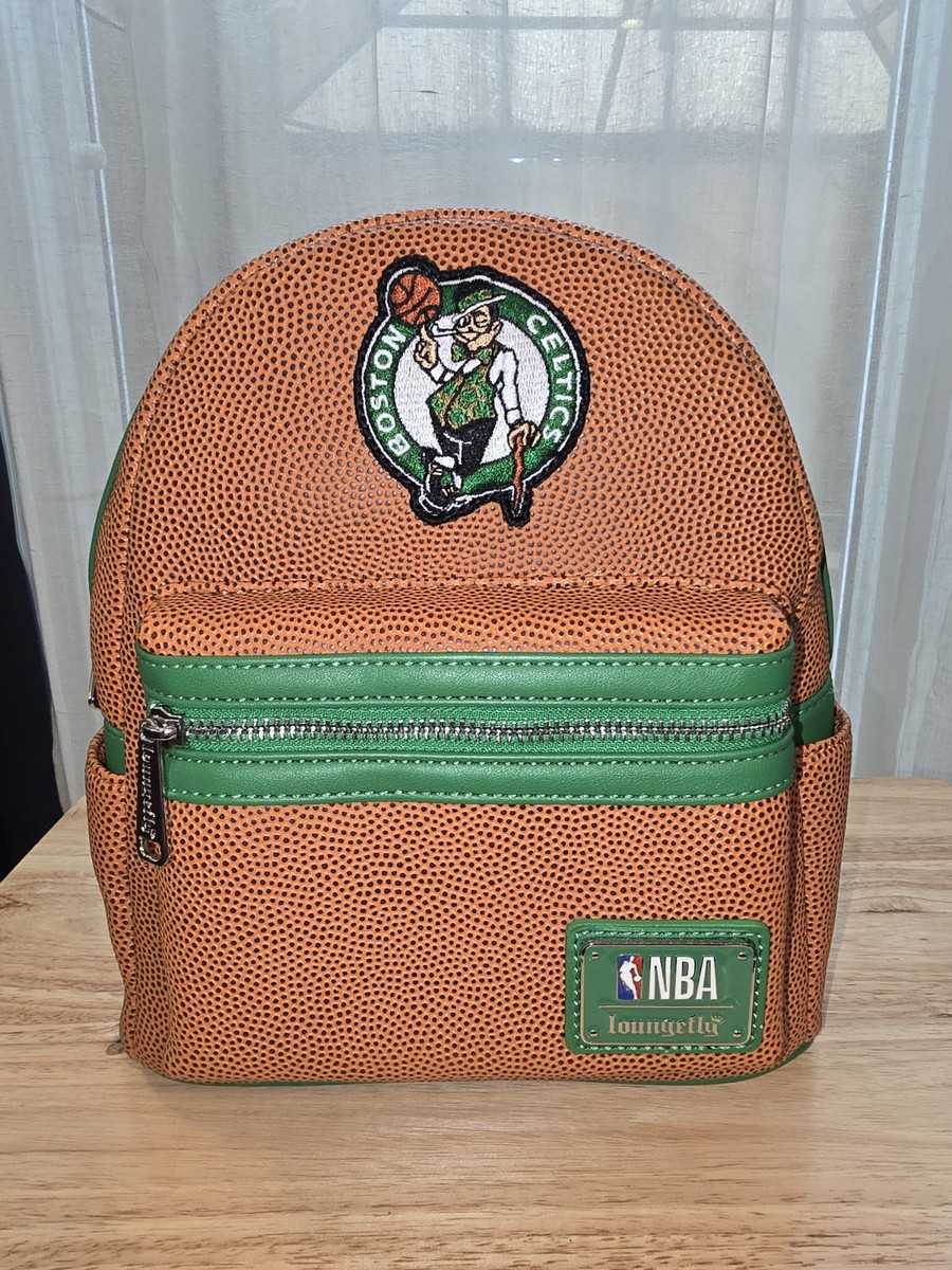 NBA Boston Celtics Loungefly Backpack Loungefly: NBA Boston Celtics Debossed Logo Mini Backpack  main image 4