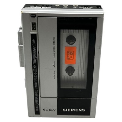 Siemens RC 607 Computer Program Data Dictating Recorder Kassettenrekorder Retro