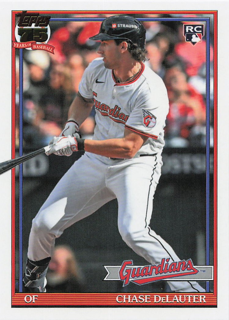 2026 #91B2-18 Chase DeLauter 1991 Topps Baseball 35th Anniversary (Series Two)