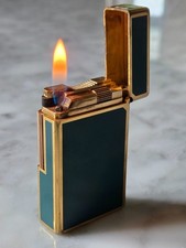 S.T. Dupont Ligne 1 GM Laque de Chine Verde Oro Ref.14573 – Accendino Vintage