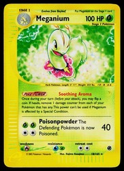 Meganium 18/165 Expedition Base Set Reverse Holo Rare