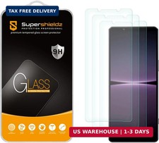 3 Pack Designed for Sony Xperia 1 V Tempered Glass Screen Protector, Anti Sc
