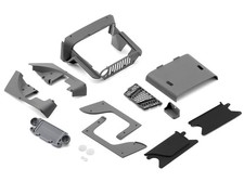 Knight Customs Vanquish H10 Optic Terra Recon LWB Body Set w/Flat Hood Silver 
