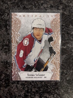 2025-26 Upper Deck Artifacts - Greats Teemu Selanne Rose gold 8/15 jersey match 