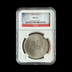 1884-O Morgan Silver Dollar $1 NGC MS63 - 0405