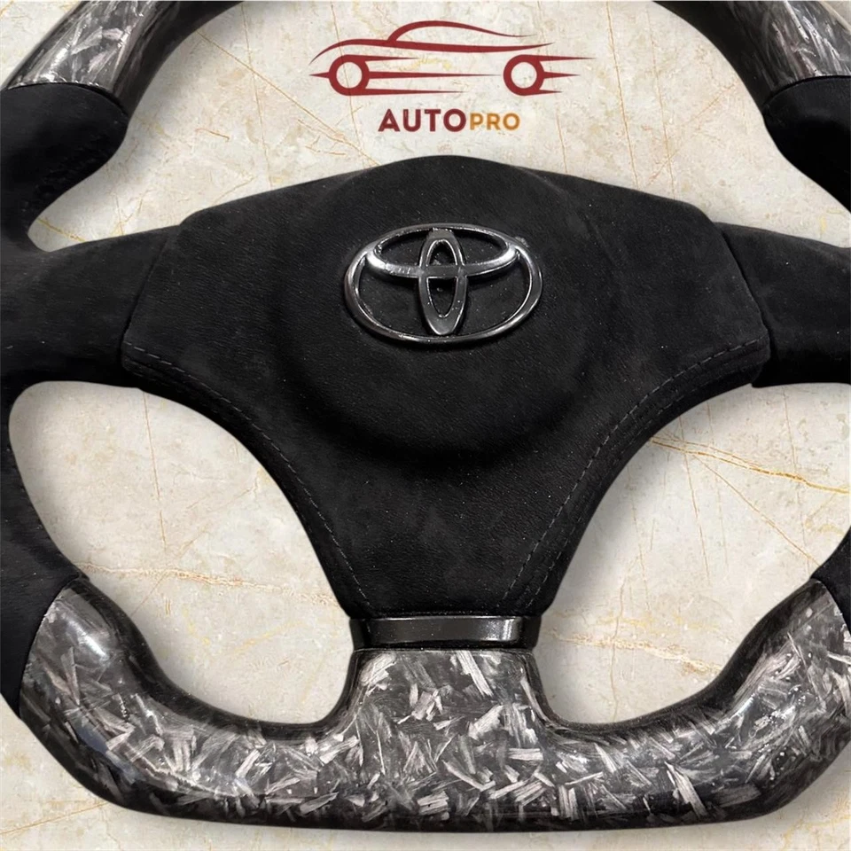 Volante personalizado de fibra de carbono forjada TOYOTA MR-2 Spyder, CELICA, Supra. Foto 4 de 4