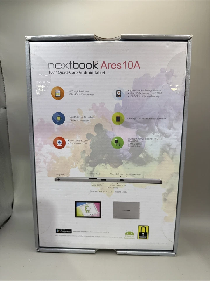 NEW Nextbook Ares 10A Tablet NX16A10132S PS 10.1" - Image 2 of 3