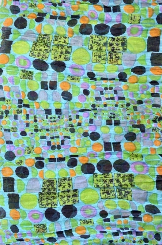 Retro-Inspired Abstract Geometric Pattern Crinkle… - image 8