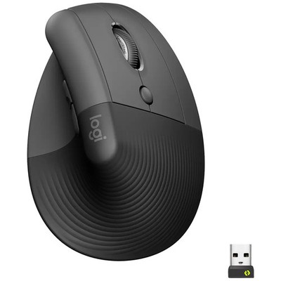 Logitech Lift Vertical Ergonomic Mouse Ergonomische Maus Bluetooth , Funk