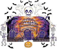 Halloween Trunk-or-Treat Car Decorations Kit, Graveyard 42-Count