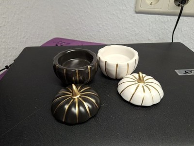 PartyLite Teelichthalter Kürbis Paar Set