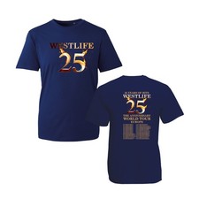 West Music life Anniversary World Tour Europe 25 Years Of Hits Graphic Tee