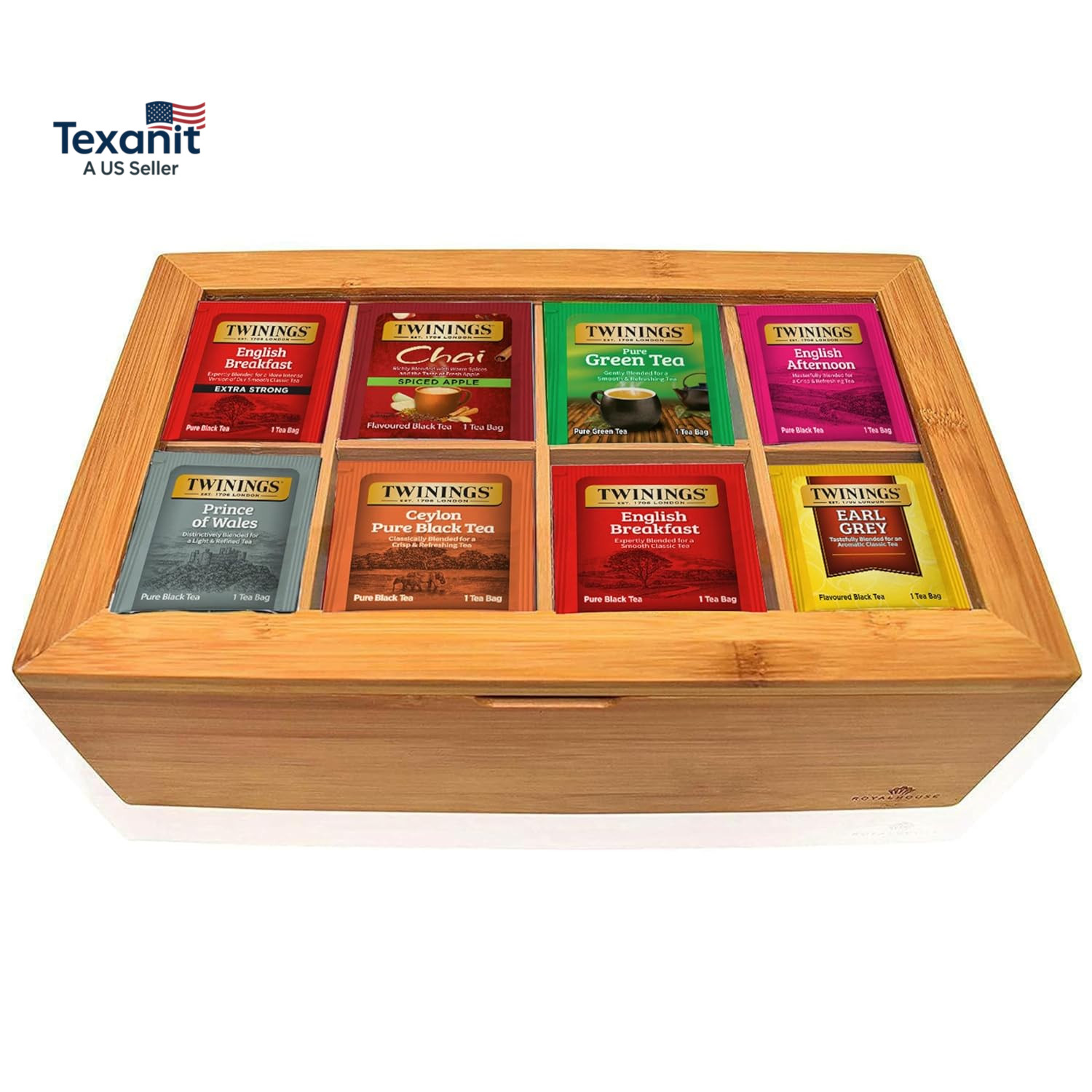 Sampler Collection &ndash; 80 Tea Bags, 20 Flavors/assorted Tea, Gift Set In Decor