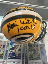 Reggie White / Willie Brown Autographed Packers Mimi Helmet W/ Inscription JSA 
