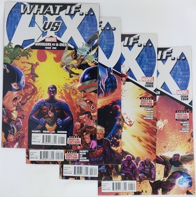 WHAT IF AVX Avengers versus X-Men A vs X 1 2 3 4 Marvel Comics 2013 Complete SET