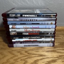 Lot Of 10 HD DVD Format Movies. All Excellent Clean. Action, Romance, Drama,