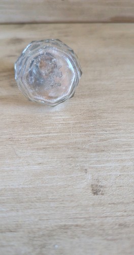 Edwardian/Victorian Silver Top Cut Glass Perfume Small Scent Bottle Prop - Picture 19 of 20