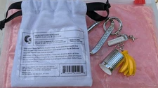 Brand New Glossier Banana Magnolia Bakery Keychain ￼