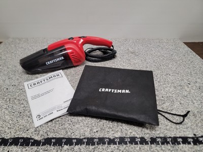 Craftsman 12v Car Vacuum Cleaner with Drawstring Bag and User Manual