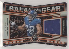 2019 Obsidian Galaxy Gear Relics Electric Etch Orange 3/50 Michael Strahan fl4