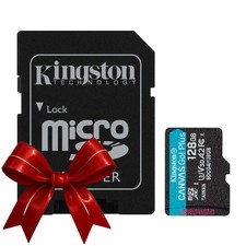 Kingston Canvas Go Plus 128GB U3 V30 A2 microSD Card SD Adapter FAST