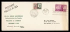 DR WHO 1953 FDC MIXED FRANK NETHERLANDS SHIP PAQUEBOT CAPT SIGNED R62450
