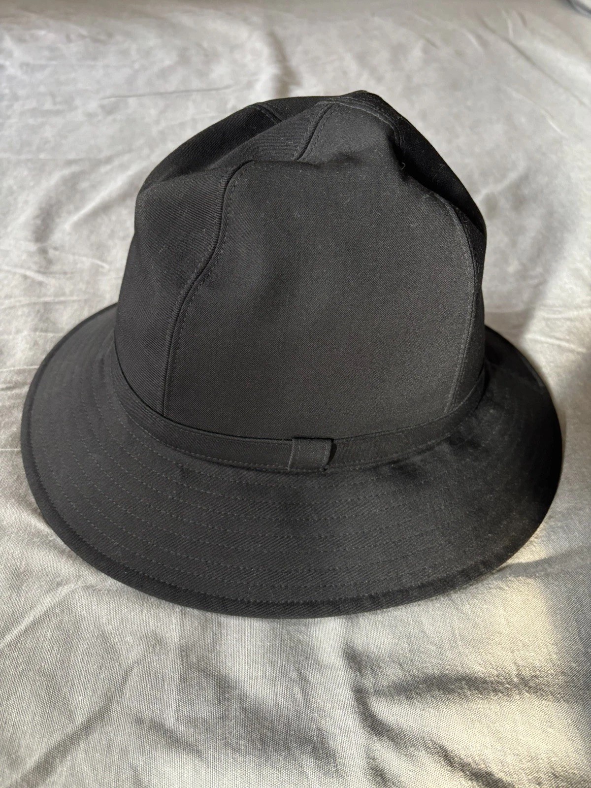 YOHJI YAMAMOTO pour homme WOOL FEDORA HAT Men's 100percent Wool