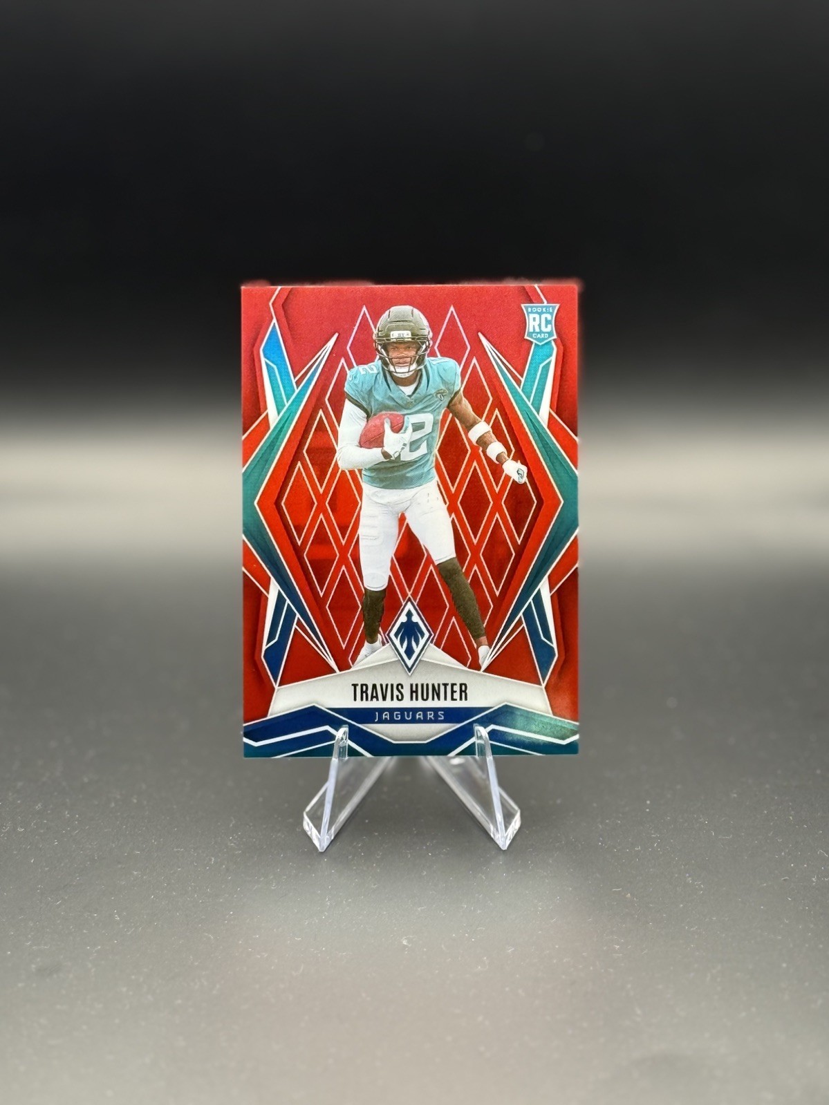 2025 Panini Phoenix Travis Hunter Rookie Red Prizm 13/99 #157 Jaguars 🔥