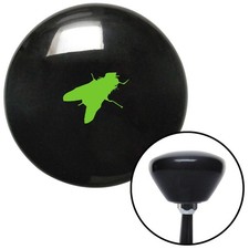 Green Fly Black Retro Shift Knob W M16x1.5 Insert Shifter Auto Manual Custom