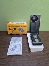 Wireless Vibration Security Alarm 4 Motorbike Open Box Read