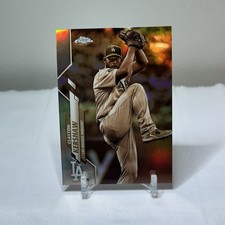 2020 Topps Chrome Clayton Kershaw Sepia Refractor #122 Dodgers