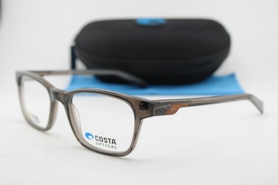 NEW COSTA DEL MAR FRF 110 50 18 CLEAR BROWN AUTHENTIC EYEGLASSES 53-19