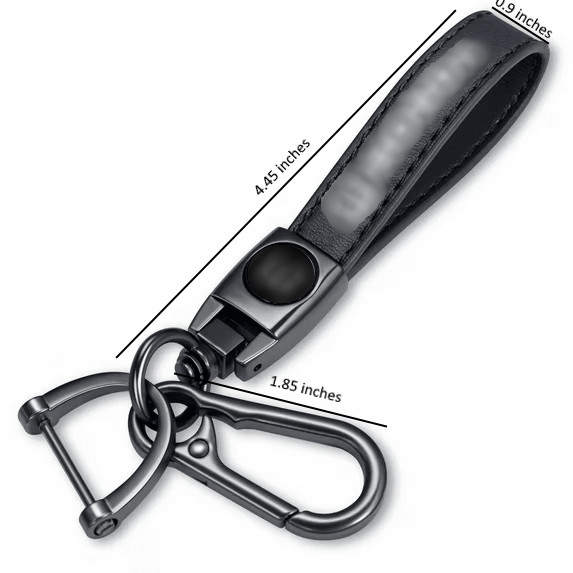 Jeep Genuine Leather Keychain Wrangler Grand Cherokee US Seller Free Shipping