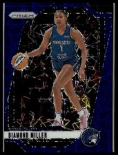2024 Panini Prizm WNBA #63 Diamond Miller Blue Velocity Prizms