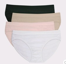 Hanes Premium Breathable Ribbed Bikinis 4pk 5/S