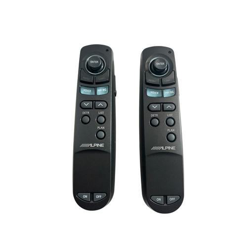 Lot Of (2) Alpine Nav Audio/Video Remote Rue-4112 Pre-Owned