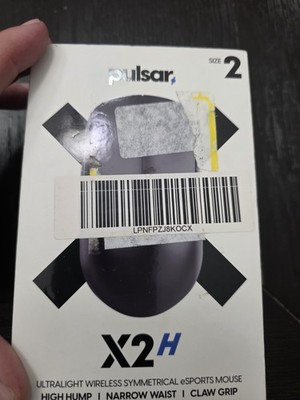 Pulsar Gaming Gears X2H Wireless Gaming Mouse, Ultra Lightweight Size M 2 Black