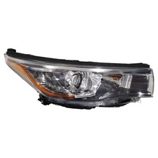 Right Halogen Headlight for Toyota Highlander 14-16 PC High Brightness