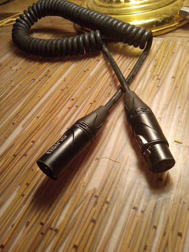 Tisino 3 Pin XLR Pig-Tailed Patch Cable M2F