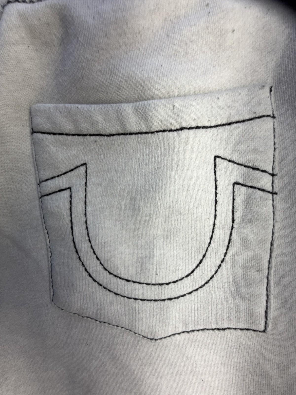 True Religion World Tour Jogger Sweatpants Men’s Medium Cream Fleece thumbnail 5